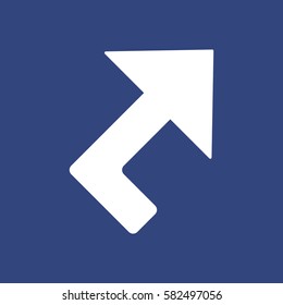 Arrow Icon Vector flat design style