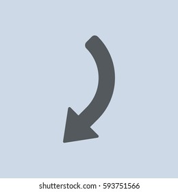 Arrow Icon Vector flat design style