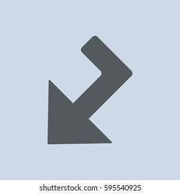 Arrow Icon Vector flat design style