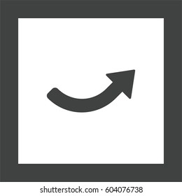 Arrow Icon Vector flat design style