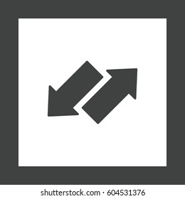 arrow Icon, vector flat design style