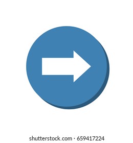 Arrow Icon Vector flat design style