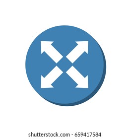 Arrow Icon Vector flat design style