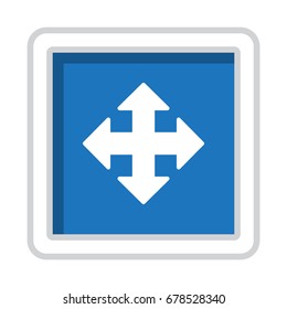 Arrow Icon Vector flat design style