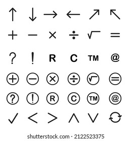 Arrow icon vector flat style illustration