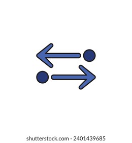Arrow icon. Vector Formats. Transfer  icon