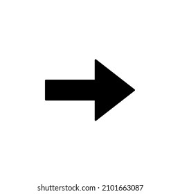 arrow icon vector. glyph symbol design