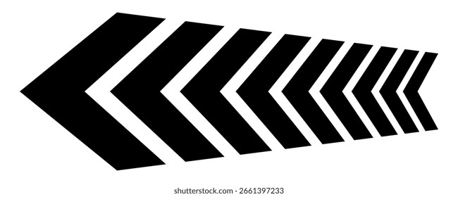 ícone de seta símbolo gráfico vetorial forma divisa militar transparente