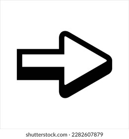 Arrow icon vector graphic illustration