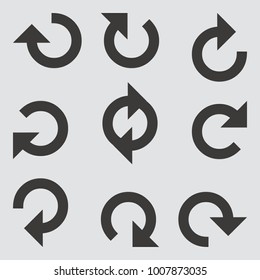 Arrow icon. Vector illustration.