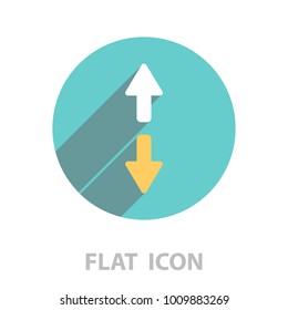 Arrow icon. vector illustration