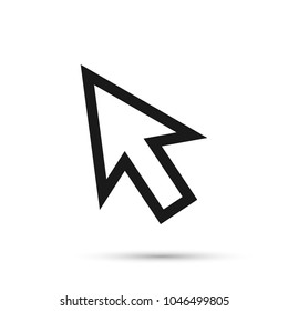 Arrow icon. Vector illustration