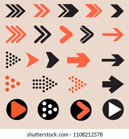 Arrow icon Vector illustration