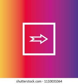 Arrow icon vector illustration