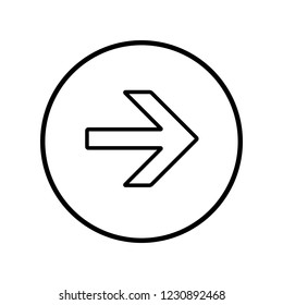 Arrow icon. Vector Illustration
