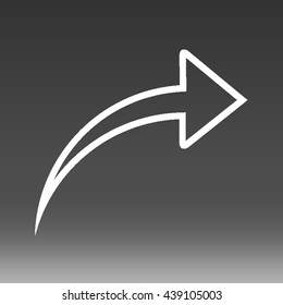 Arrow Icon Vector Illustration 