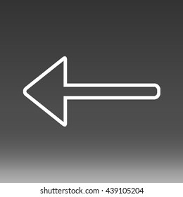Arrow Icon Vector Illustration 