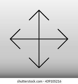 Arrow Icon Vector Illustration 