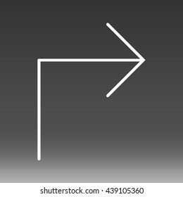 Arrow Icon Vector Illustration 