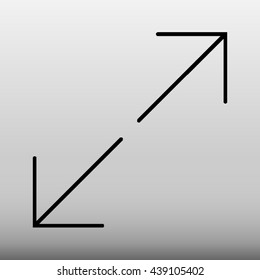 Arrow Icon Vector Illustration 