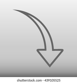 Arrow Icon Vector Illustration 