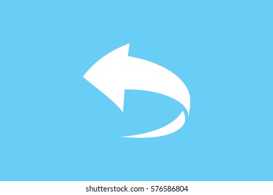 Arrow icon vector illustration.