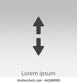 Arrow icon. vector illustration