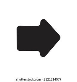 Arrow Icon Vector Illustration. Black Filled Arrow Icons 
