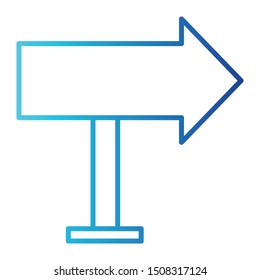 Arrow Icon, Vector Illustration, Business Outline