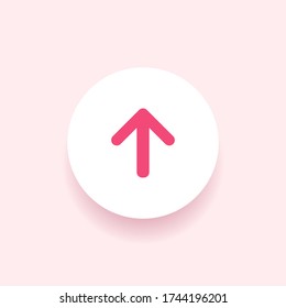 up arrow Icon. Vector illustration EPS 10.