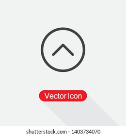 Up Arrow Icon Vector Illustration Eps10