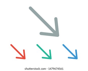 Arrow icon vector illustration EPS10