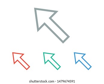 Arrow icon vector illustration EPS10