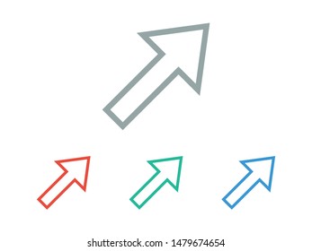 Arrow icon vector illustration EPS10