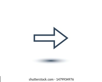 Arrow icon vector illustration EPS10