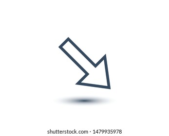 Arrow icon vector illustration EPS10