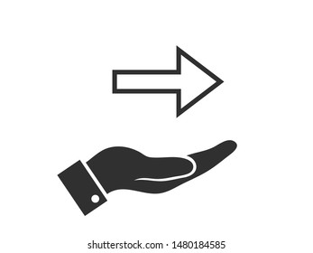 Arrow icon vector illustration EPS10