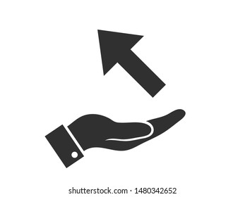 Arrow icon vector illustration EPS10