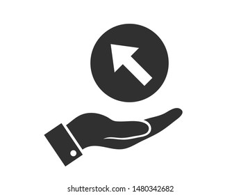 Arrow icon vector illustration EPS10