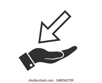 Arrow icon vector illustration EPS10
