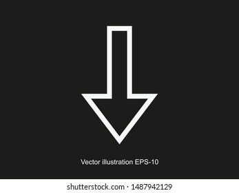Arrow icon vector illustration EPS10
