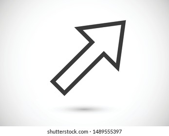Arrow icon vector illustration EPS10