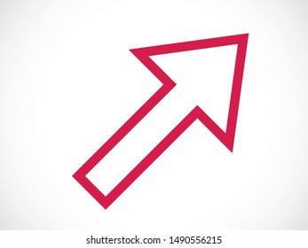 Arrow icon vector illustration EPS10