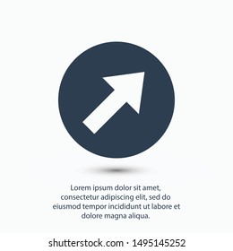 Arrow icon vector illustration EPS10