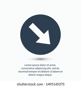 Arrow icon vector illustration EPS10