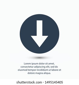Arrow icon vector illustration EPS10