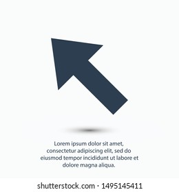 Arrow icon vector illustration EPS10