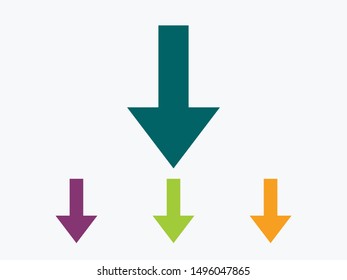 Arrow icon vector illustration EPS10