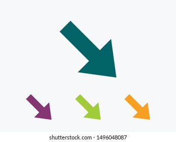 Arrow icon vector illustration EPS10
