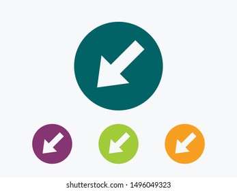 Arrow icon vector illustration EPS10